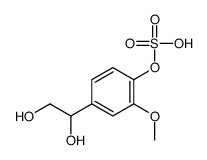 4-(1,2-dihydroxyethyl)-2-methoxy-1-sulfooxy-benzene Structure