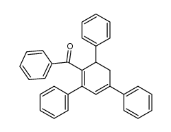 phenyl-(2,4,6-triphenyl-cyclohexa-1,3-dienyl)-ketone Structure