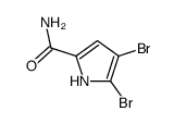 4,5-dibromo-1H-pyrrole-2-carboxamide Structure