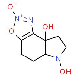 8aH-Pyrrolo[3,2-e][1,2,3]benzoxadiazol-8a-ol, 4,5,5a,6,7,8-hexahydro-6-hydroxy-, 2-oxide (9CI) Structure