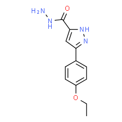 3-(4-Ethoxyphenyl)-1H-pyrazole-5-carbohydrazide structure