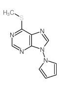 6-methylsulfanyl-9-pyrrol-1-yl-purine picture