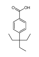 4-(3-ethylpentan-3-yl)benzoic acid Structure