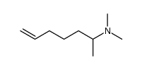 6-(Dimethylamino)-1-heptene结构式