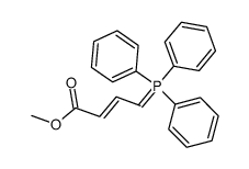 (3-methoxy-carbonyl-2-propen-1-yl)triphenylphosphonium bromide Structure