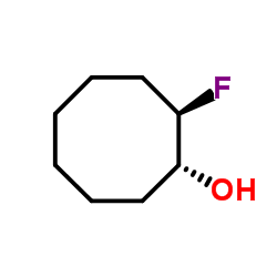 (1R,2R)-2-Fluorocyclooctanol Structure