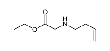 ethyl 2-(but-3-enylamino)acetate Structure