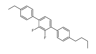 1-(4-butylphenyl)-4-(4-ethylphenyl)-2,3-difluorobenzene Structure