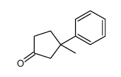 3-methyl-3-phenylcyclopentan-1-one Structure