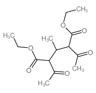 2,4-二乙酰基-3-甲基戊二酸二乙酯结构式