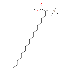 2-(Trimethylsilyloxy)stearic acid methyl ester Structure