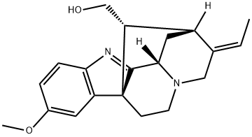 (19trans)-10-Methoxyakuammilan-17-ol结构式