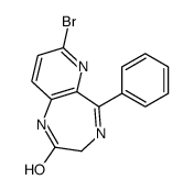 7-bromo-5-phenyl-1,3-dihydropyrido[3,2-e][1,4]diazepin-2-one Structure