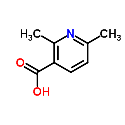 2,6-Dimethylnicotinic acid Structure