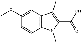 5-methoxy-1,3-dimethyl-1H-indole-2-carboxylic acid Structure