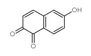 6-DYDROXYNAPHTHALENE-1,2-DIONE Structure