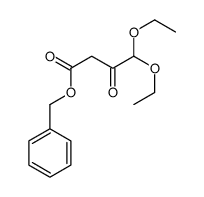 benzyl 4,4-diethoxy-3-oxobutanoate Structure