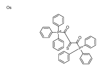 osmium,(3-oxo-2-sulfanylidene-3-triphenylphosphaniumylpropanoyl)-triphenylphosphanium结构式