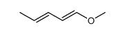 1-Methoxy-1,3-pentadien Structure