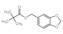 Propanoic acid,2,2-dimethyl-, 1,3-benzodioxol-5-ylmethyl ester picture