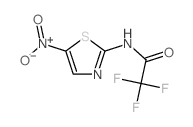 Acetamide,2,2,2-trifluoro-N-(5-nitro-2-thiazolyl)-结构式