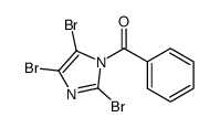 phenyl-(2,4,5-tribromoimidazol-1-yl)methanone Structure