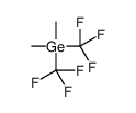 dimethyl-bis(trifluoromethyl)germane Structure