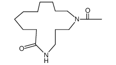 1-Acetyl-1,5-diazacyclopentadecan-6-one结构式