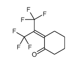 2-(1,1,1,3,3,3-hexafluoropropan-2-ylidene)cyclohexan-1-one结构式