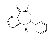 2-methyl-4-phenyl-3,4-dihydro-2-benzazepine-1,5-dione Structure