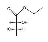 ethyl (2R,3S)-2,3-dihydroxybutanoate Structure