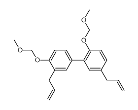 3',5-diallyl-2,4'-bis(methoxymethoxy)-1,1'-biphenyl Structure