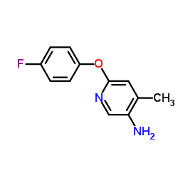 6-(4-Fluorophenoxy)-4-methyl-3-pyridinamine Structure