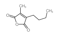 3-butyl-4-methyl-furan-2,5-dione Structure