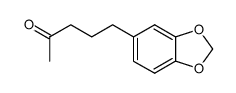 5-(benzo[d][1,3]dioxol-5-yl)pentan-2-one结构式