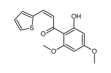 1-(2-hydroxy-4,6-dimethoxyphenyl)-3-thiophen-2-ylprop-2-en-1-one Structure