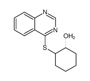 4-[(α-Hydroxycyclohexyl)thio]quinazoline Structure