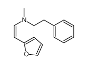 4-benzyl-5-methyl-4H-furo[3,2-c]pyridine结构式