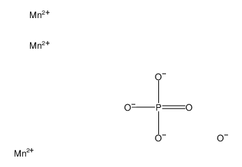 hydrogen phosphate,manganese(2+) Structure