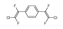 p-di(1,2-difluoro-2-chlorovinyl)benzene结构式