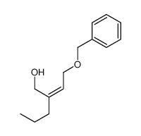 2-(2-phenylmethoxyethylidene)pentan-1-ol Structure