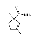 2-Cyclopentene-1-carboxamide,1,3-dimethyl-(9CI) Structure