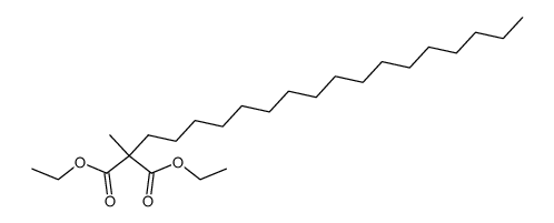 heptadecyl-methyl-malonic acid diethyl ester结构式