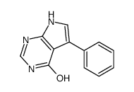 5-phenyl-1,7-dihydropyrrolo[2,3-d]pyrimidin-4-one Structure