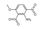 3-methoxy-2,6-dinitro-aniline结构式