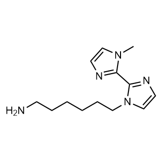 6-(1'-Methyl-1H,1'H-[2,2'-biimidazol]-1-yl)hexan-1-amine Structure