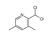 2-(dichloromethyl)-3,5-dimethylpyridine Structure