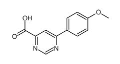 6-(4-METHOXY-PHENYL)-PYRIMIDINE-4-CARBOXYLIC ACID picture