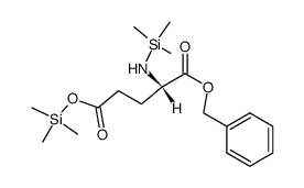 α-benzyl-N,Oγ-bis(trimethylsilyl)-L-glutamate Structure