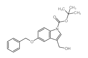 1-BOC-5-BENZYLOXY-3-HYDROXYMETHYLINDOLE Structure